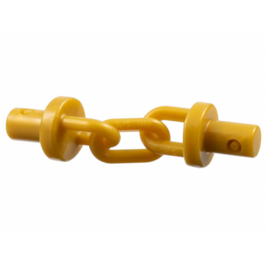 pearl gold chain with bar ends