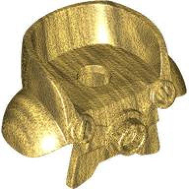 pearl gold minifigure armor space with shoulder protection