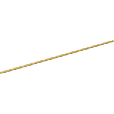 pearl gold hose rigid 3mm d 32l 25.6cm