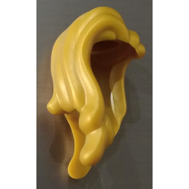 pearl gold minifigure hair female long top left side swept back