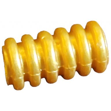 pearl gold hose ribbed 7mm d 2l 1.6cm