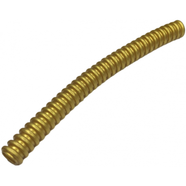 pearl gold hose ribbed 7mm d 11l 8.8cm