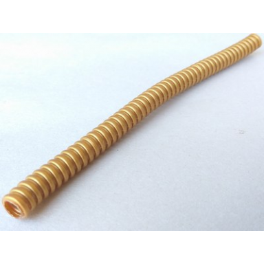 pearl gold hose ribbed 7mm d 16l 12.8cm
