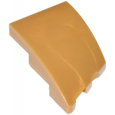 pearl gold wedge 3 x 2 left no studs