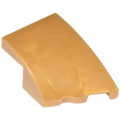 pearl gold wedge 3 x 2 right no studs