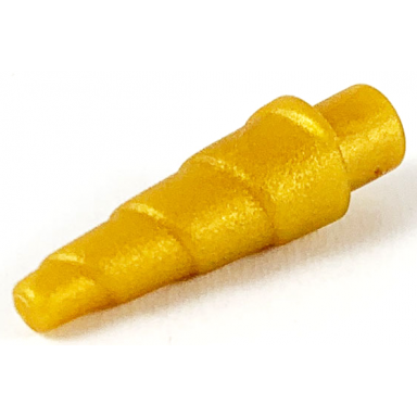 pearl gold horn unicorn spiral