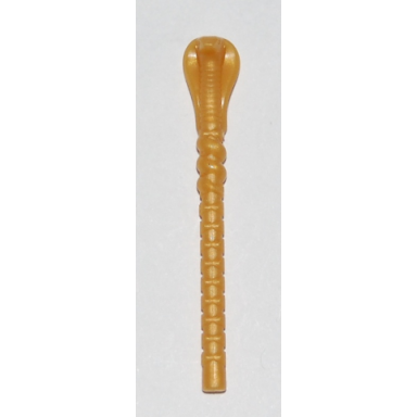 pearl gold minifigure utensil staff with cobra snake serpent head