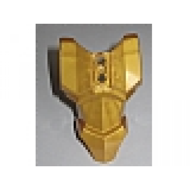 pearl gold large figure torso armor with 2 chest holes