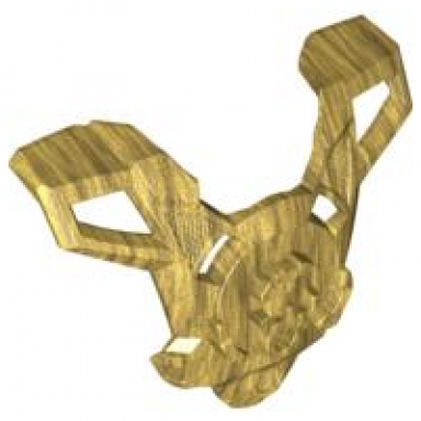 pearl gold hero factory chest armor with trapezoid shoulders