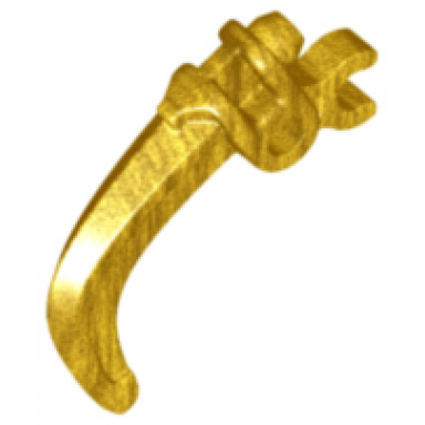 pearl gold hero factory weapon claw with clip