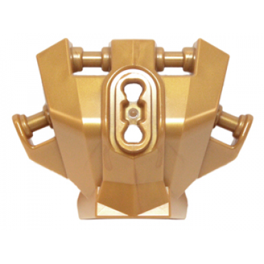 pearl gold hero factory hand armor with handles for clips