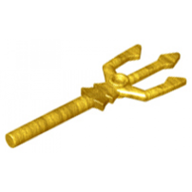 pearl gold minifigure weapon trident