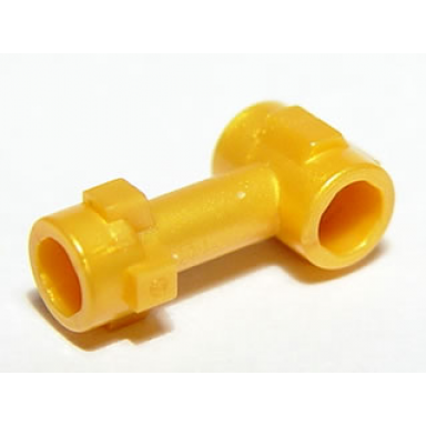 pearl gold bar 1l with top stud and 2 side studs connector perpendicular