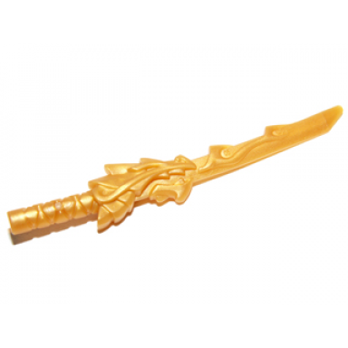 pearl gold minifigure weapon sword katana dragon guard