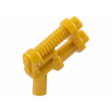 pearl gold minifigure weapon gun two barrel pistol