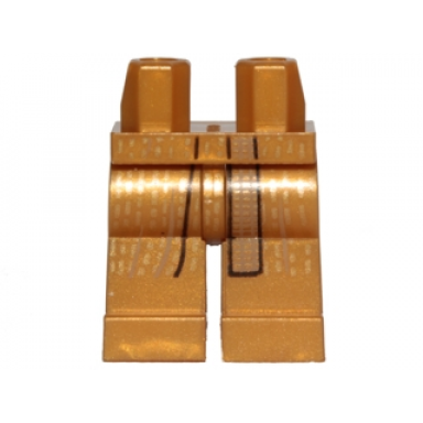 pearl gold hips and legs with supreme leader snoke robe pattern