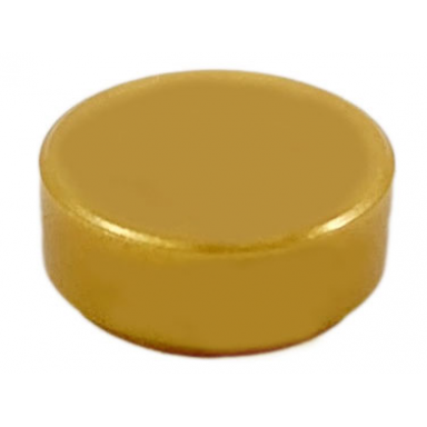 pearl gold tile round 1 x 1