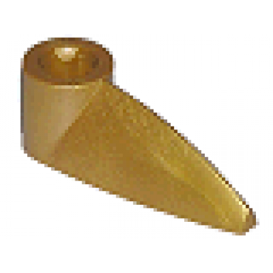 pearl gold bionicle 1 x 3 tooth with axle hole bohrok eye