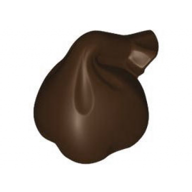 dark brown minifigure utensil sack bag with handle