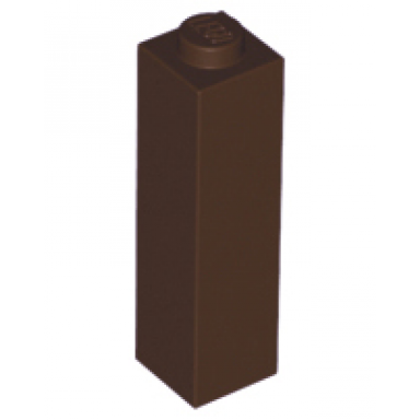 dark brown brick 1 x 1 x 3