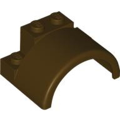 dark brown vehicle mudguard 4 x 3 x 1 2 3 with arch round wide cylinder