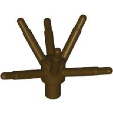 dark brown plant flower stem with bar and 6 stems