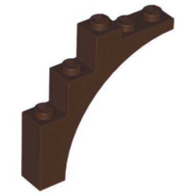 dark brown arch 1 x 5 x 4 - continuous bow