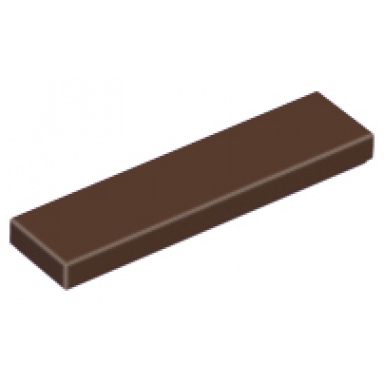 dark brown tile 1 x 4