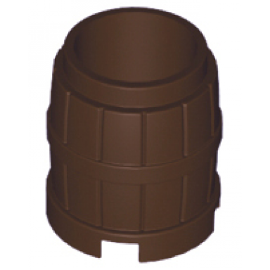 dark brown container barrel 2 x 2 x 2