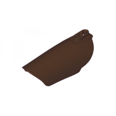 dark brown large figure armor arm leg cover with ball joint socket and 2 holes