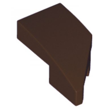 dark brown wedge 2 x 1 x 2 3 left