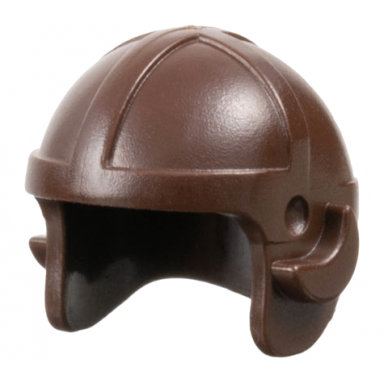 dark brown minifigure headgear cap aviator