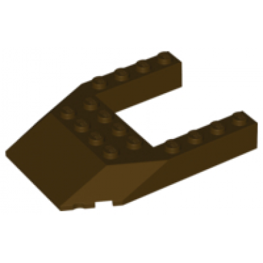 dark brown wedge 6 x 8 cutout