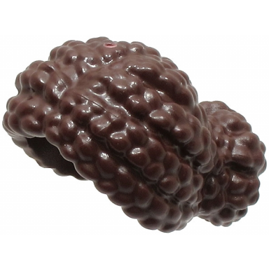 dark brown minifigure hair female short braided with knot bun