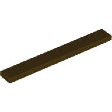 dark brown tile 1 x 8