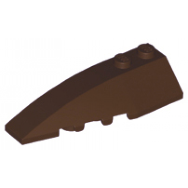 dark brown wedge 6 x 2 left