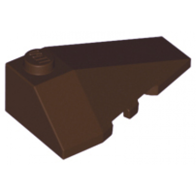 dark brown wedge 4 x 2 triple right