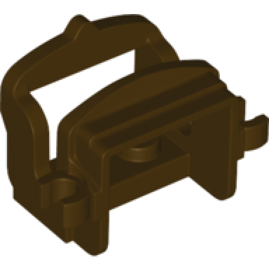 dark brown horse saddle with clips