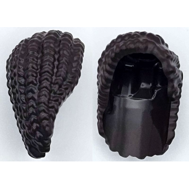 dark brown mini doll hair female long braided