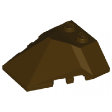 dark brown wedge 4 x 4 x 1 1 3 pyramid center