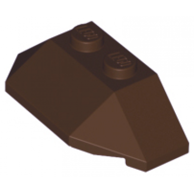 dark brown wedge 2 x 4 triple