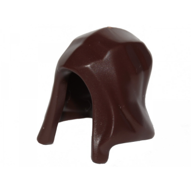 dark brown minifigure headgear hood basic