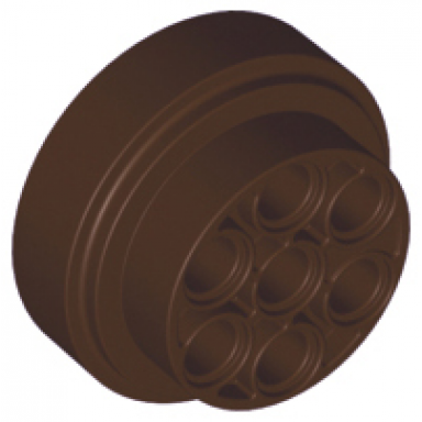 dark brown wheel 31mm d x 15mm technic