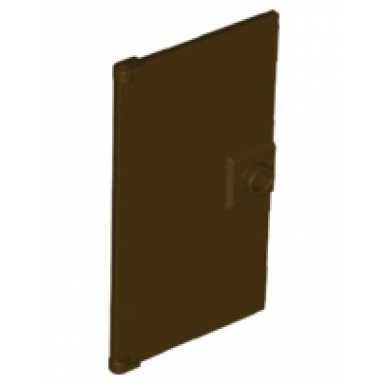 dark brown door 1 x 4 x 6 with stud handle