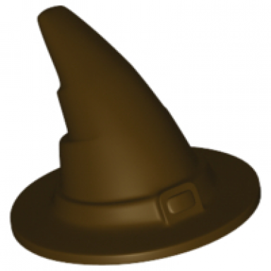 dark brown minifigure headgear hat wizard witch