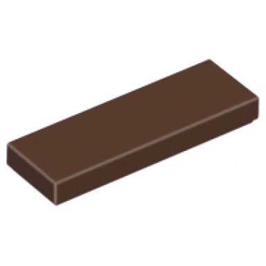 dark brown tile 1 x 3