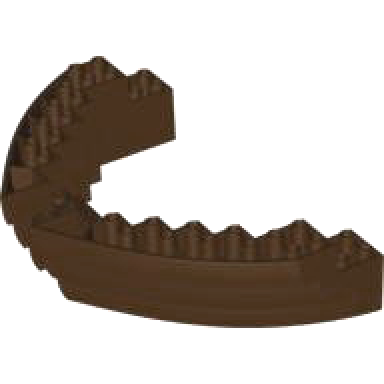 dark brown boat hull brick 16 x 10 x 3