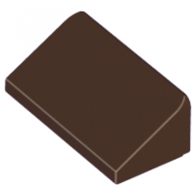 dark brown slope 30 1 x 2 x 2 3