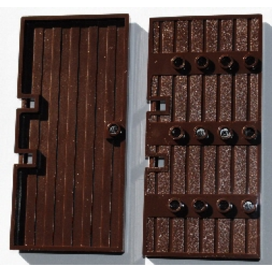 dark brown door 1 x 5 x 8 1 2 stockade