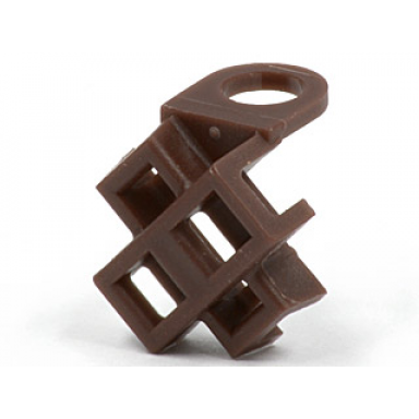 dark brown minifigure scabbard for 2 katanas